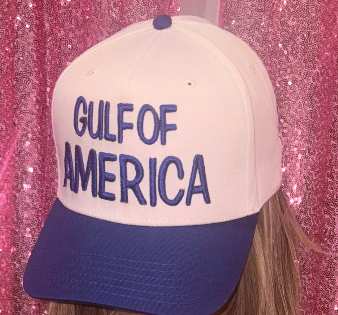 Gulf Of America Embroidered Cap