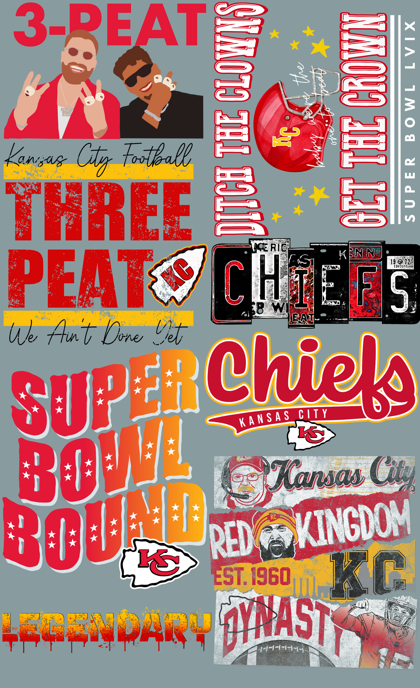 chiefs gangsheet 23"X36"