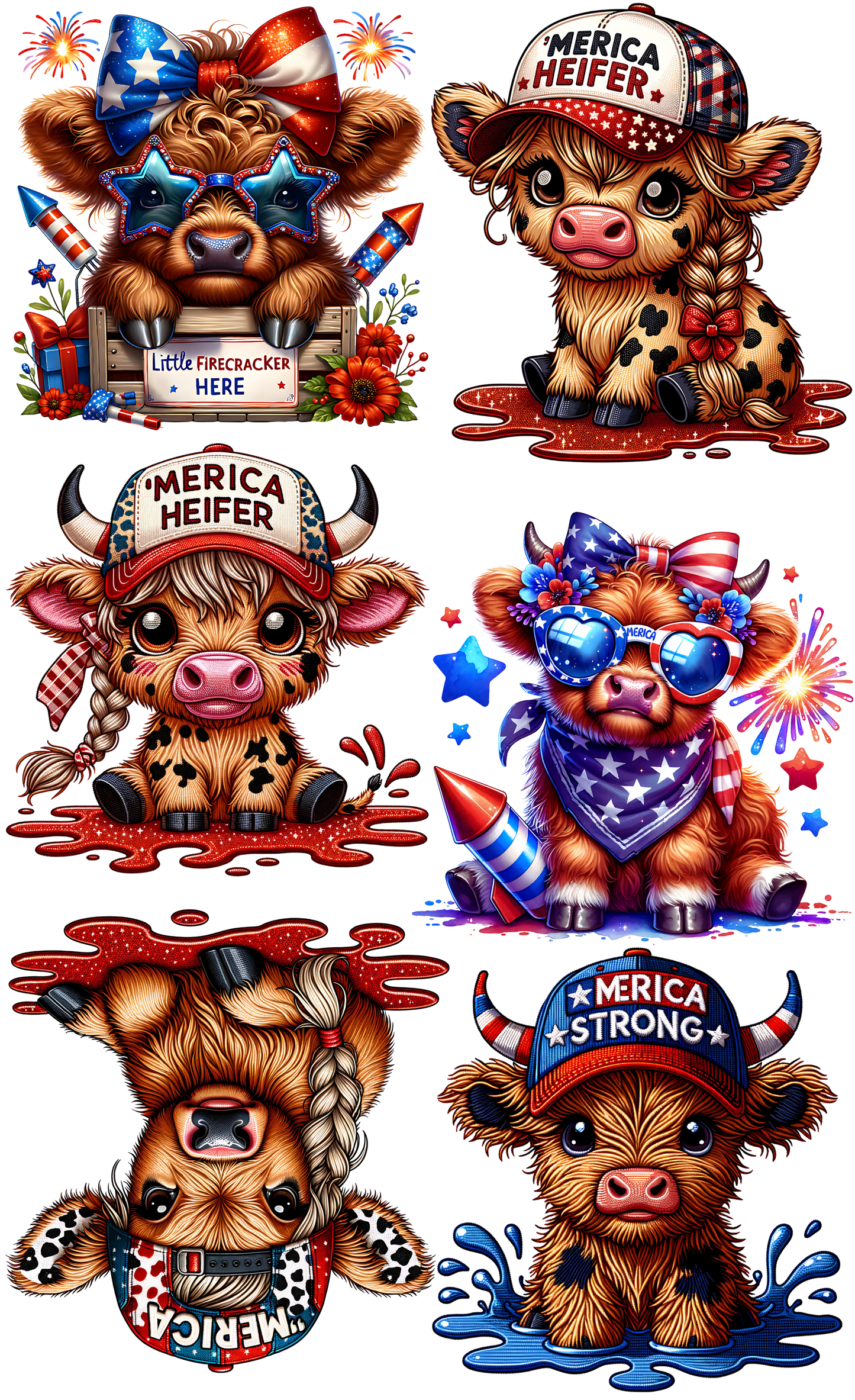 America gangsheet 23"X36"