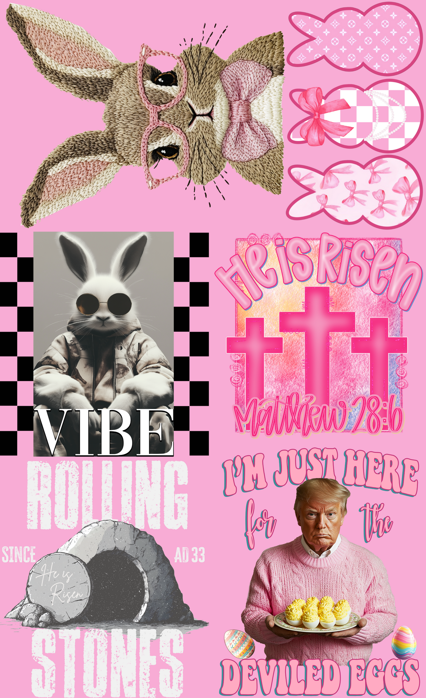 Easter Gang 23"X24"