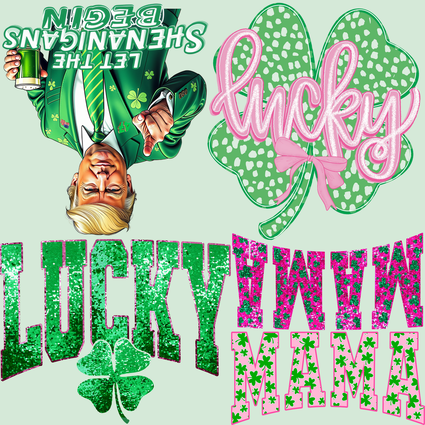 St. Patty Gang 23"X24"