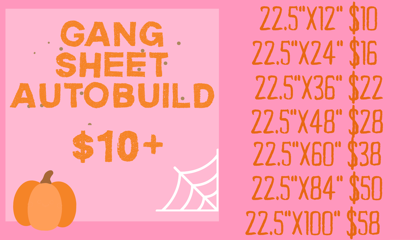 Gang Sheet Auto Build