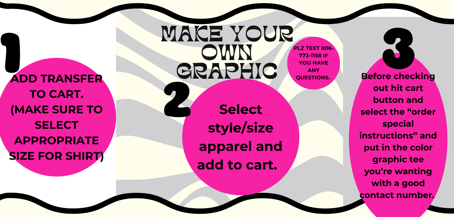 MAKE YOUR OWN GRAPHIC TEE