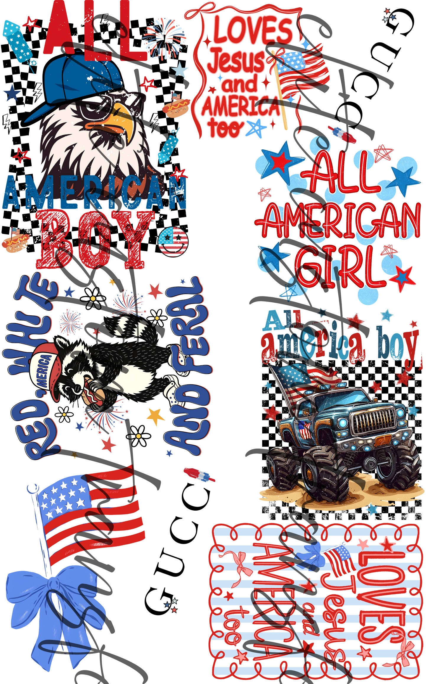 4th of july 36" gang kids