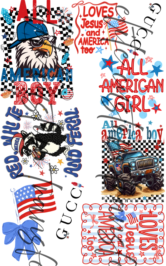 4th of july 36" gang kids
