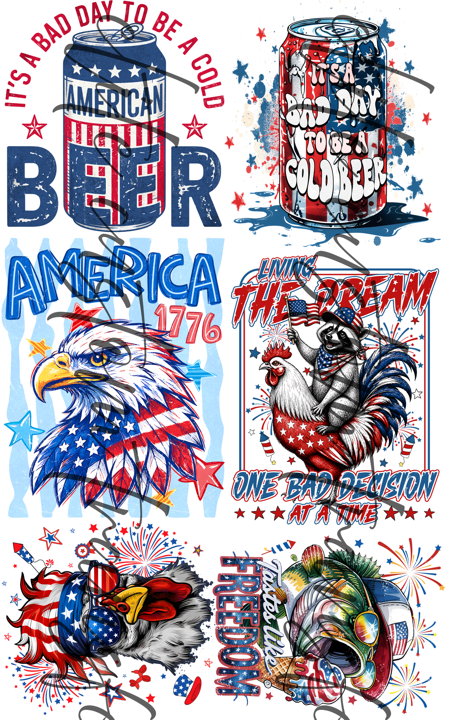 4th of july 36" gang men