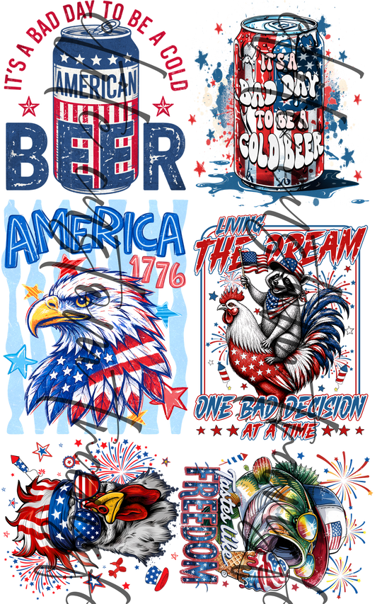 4th of july 36" gang men