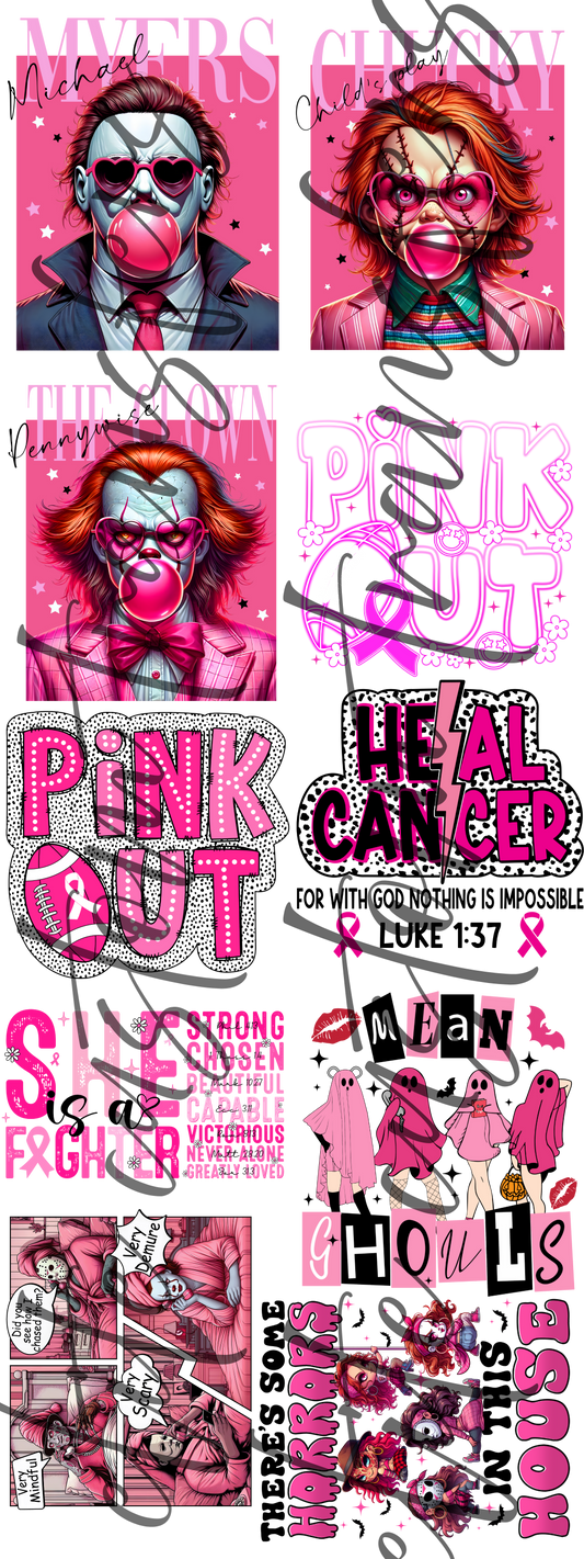PINK OUT  23x60"