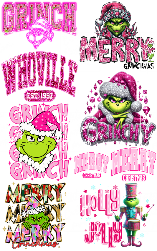 Pink Grinch Gang 23"X36"