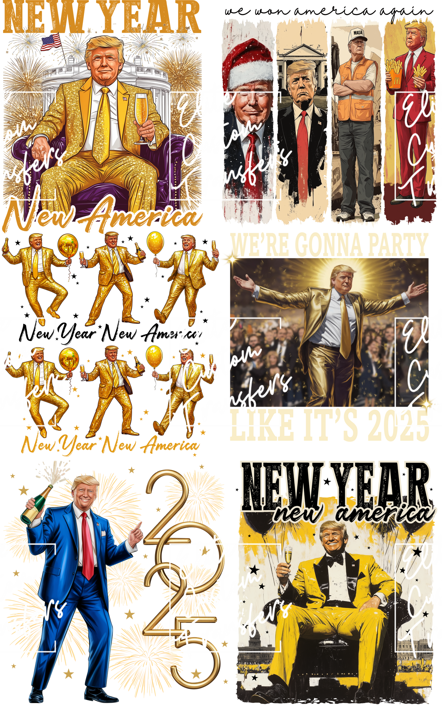 Trump New Year 23"X36"