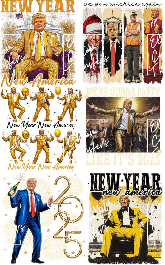 Trump New Year 23"X36"